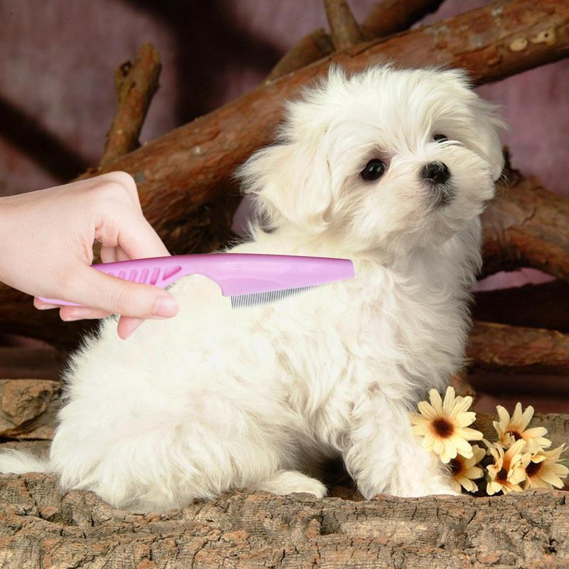 Zecken kamm Läbenutzen und Floh bürste 2 Stück Tierhaaren tfernung und Pflege werkzeug Haustier liefert Floh entfernungs kamm für Welpen Katzen hund