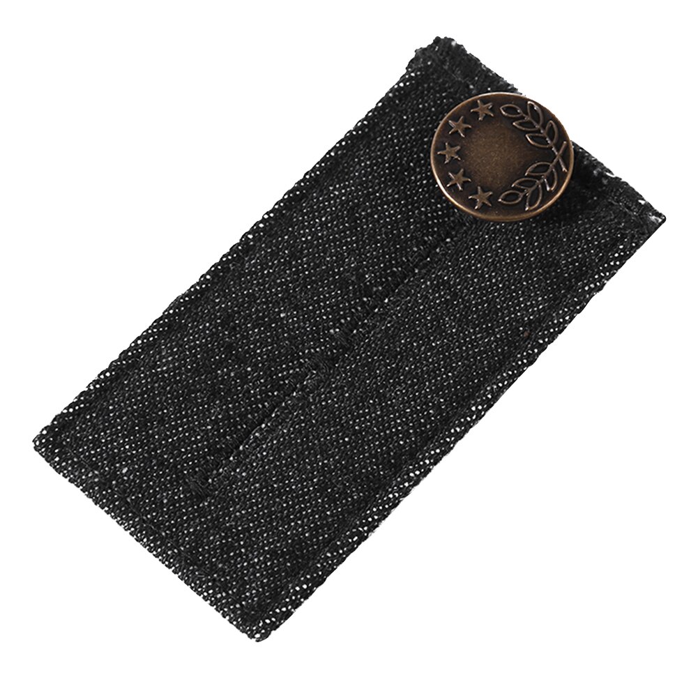 1PC Elastic Extended Buttons Adjustable Trousers Waist Expander Skirt Jeans Pant Waistband Button Extender Belt Extension Buckle: A
