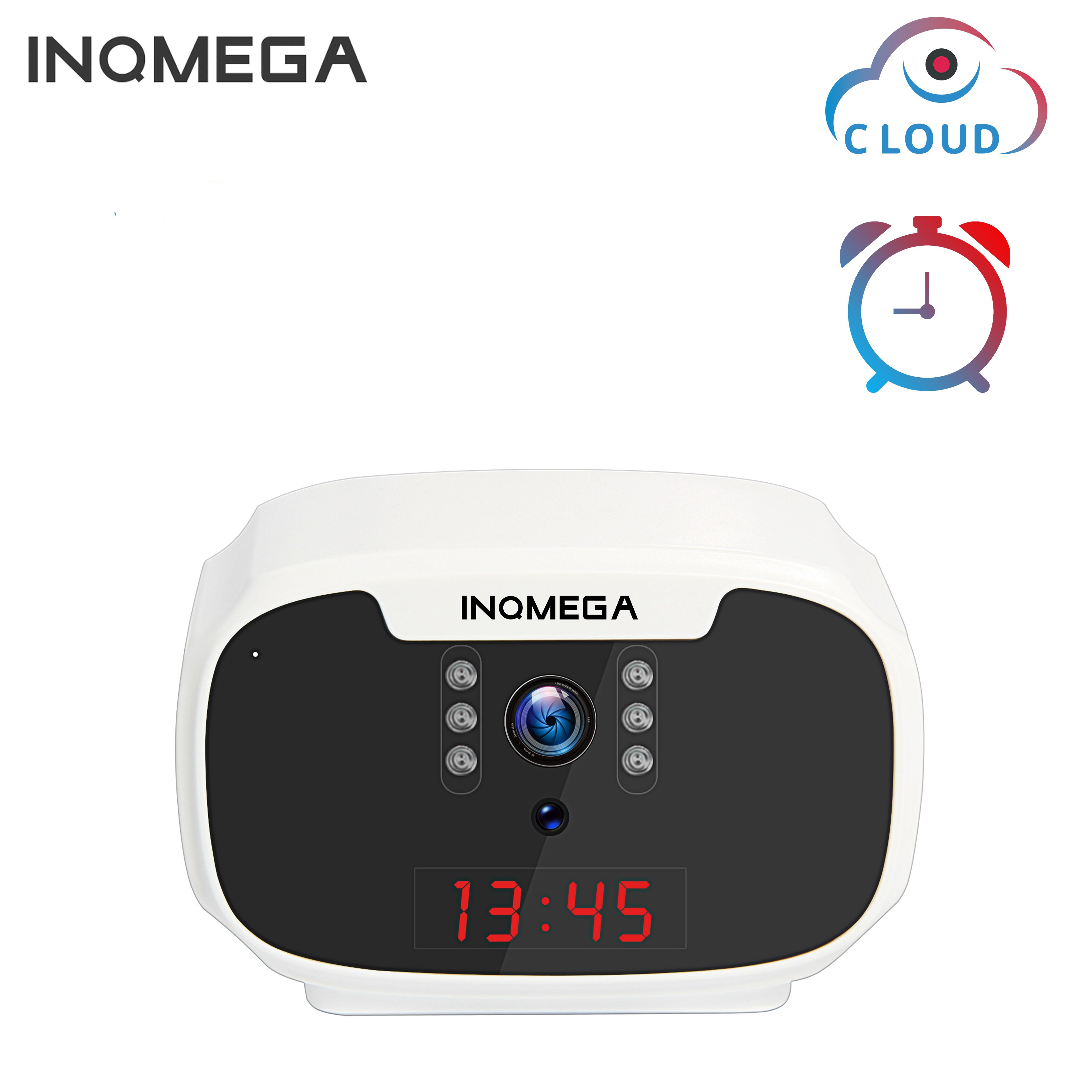 Inqmega Mini 1080P Wifi Camera Draadloze Klok Camera Home Security Camera Ip Cctv Surveillance Ir Nachtzicht Bewegingsdetectie