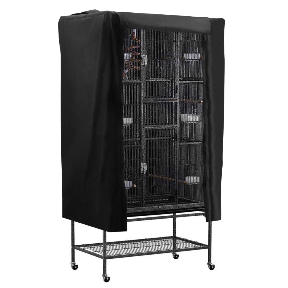 Vogelkooi Cover Ademend Stofdicht Praktische Schaduw Cage Kleren Opknoping Stofkap Jurk Pak Jas Opbergtas Case: Default Title