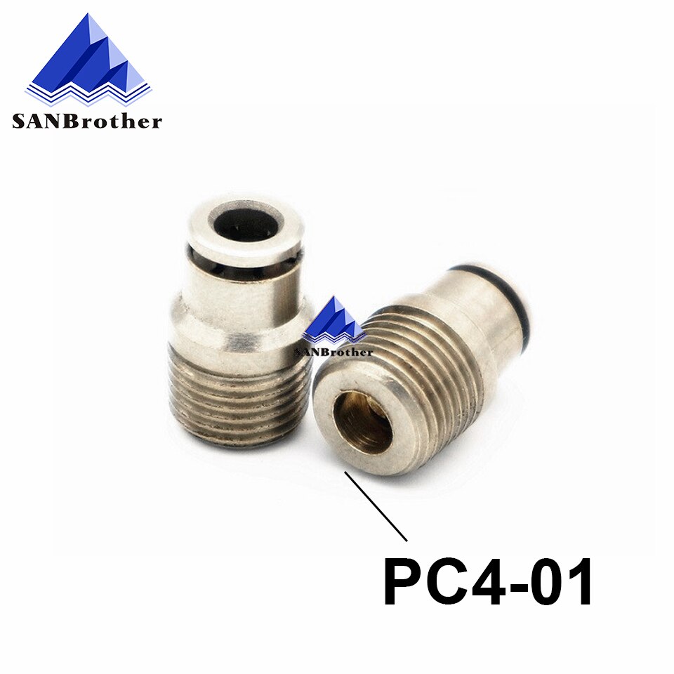 Impressora 3d PC4-01 PC6-01 conectores pneumáticos um2 ultimaker 2 estendido + remoto bowden ptfe tubo acessórios rápidos boa qualidade quente!