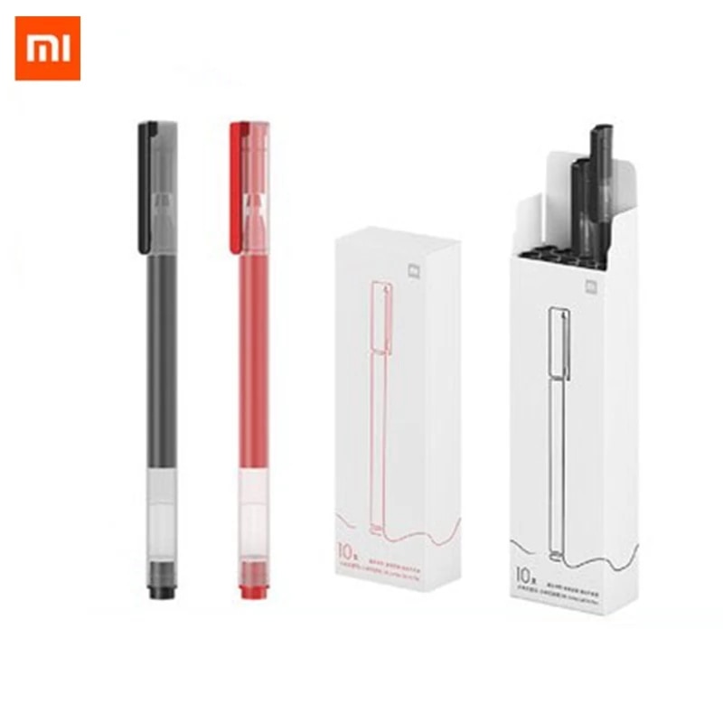Xiaomi Mijia Super Duurzaam Schrijven Teken Pen 0.5Mm Kogel Pen Zwarte Pen Ondertekening Pennen Glad Zwitserland Refill Rood Zwart inkt Pen