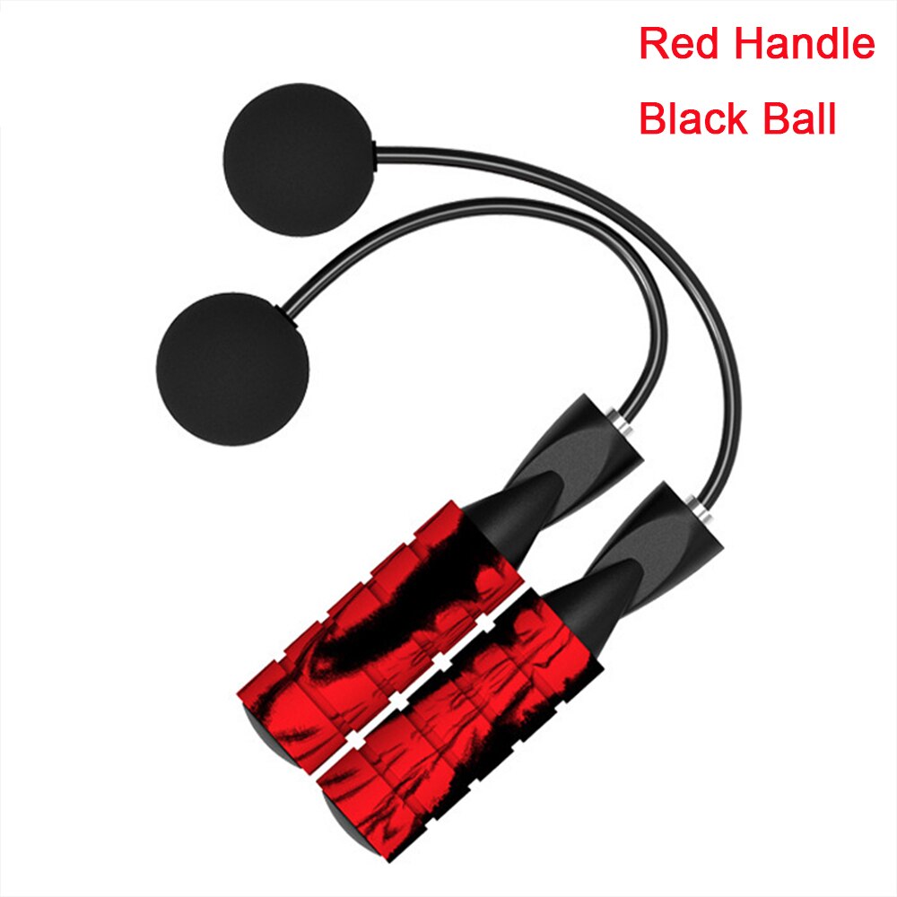 Unisex speed rope verzwaard touwloos springtouw voor double unders oefening bokstraining fitness draadloos springtouw indoor gym: 3