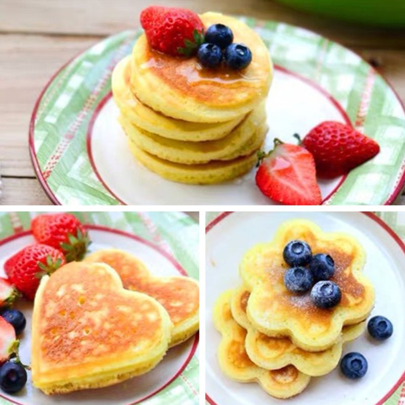 4 Cavity Pancakes Maker Fantastic Fast & Easy Way To Make Perfect Cooking Tool Silicone Pancake Mold Pastry Tools Omelette Mould