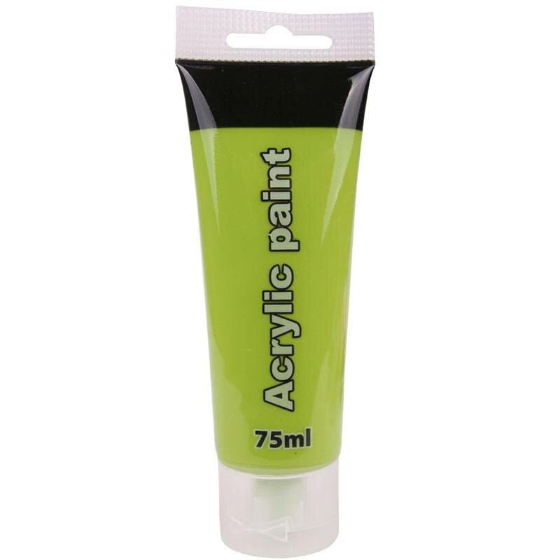 Tube de peinture acrylique 75ML étanche enfant dessin Graffiti sur: Light Green