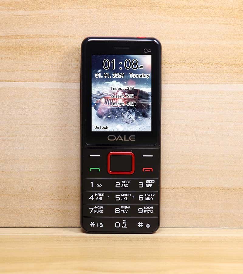 Three sim phone 2.4" screen Russian keyboard key gsm phones big torch camera FM radio china cheap Phones