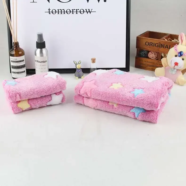 Manta para conejillo de indias para hámster, artículo para mascotas pequeñas, cama suave y cálida, estera para dormir, almohadilla polar de franela para conejo, erizos, accesorios para hámster: Bosque Verde