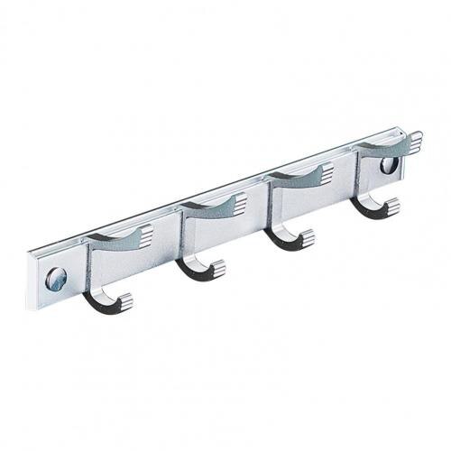 Hook Rack Sturdy Punch-free 2 Colors Coat Rack for Coats Home Storage Organization S-Shaped Hooks Hooks: Silver 2