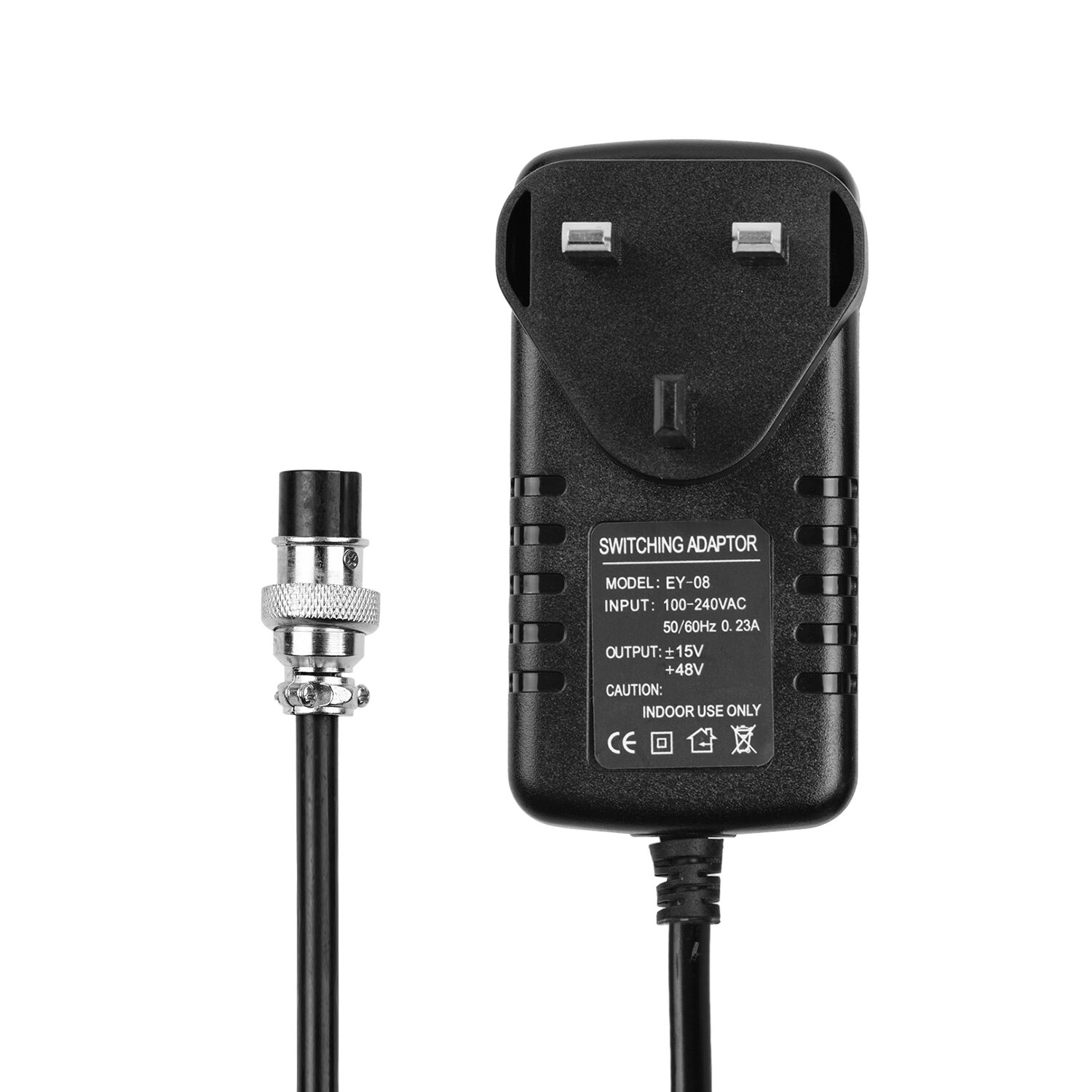 Mixing Console Mixer Power Supply AC Adapter 15V 230mA Universal 4-Pin Round Connector for 16 Channels or below Mixing Consoles