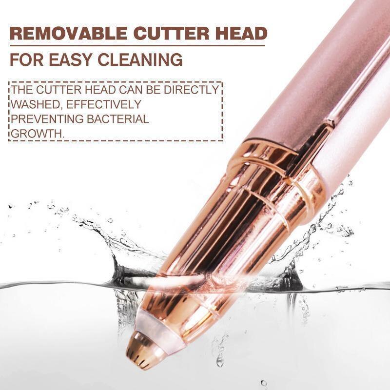 1pc Mini Electric Eyebrow Trimmer Painless Eye Brow Epilator Shaver Razors Portable Facial Hair Remover For Women