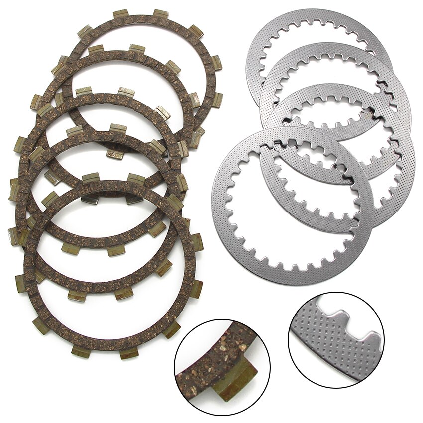 Motorfiets Koppeling Wrijving Platen Voor Yamaha SRX250 SR250 Speciale XT250T XT250LC XT250L XT250 1EU 3J2-16324-00 5Y1-16331-01