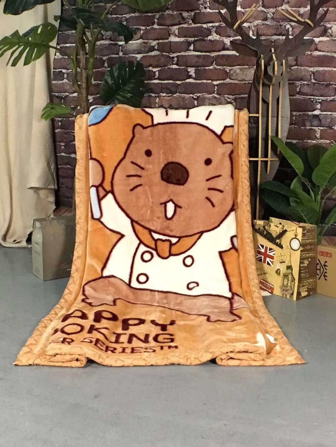 luxuriöse Blumen verrotten Doppel-seite Herbst Winter Dicke Raschel Decken Zwilling Voll Königin Größe Erwachsene freundlicher Polyester Bettlaken: M