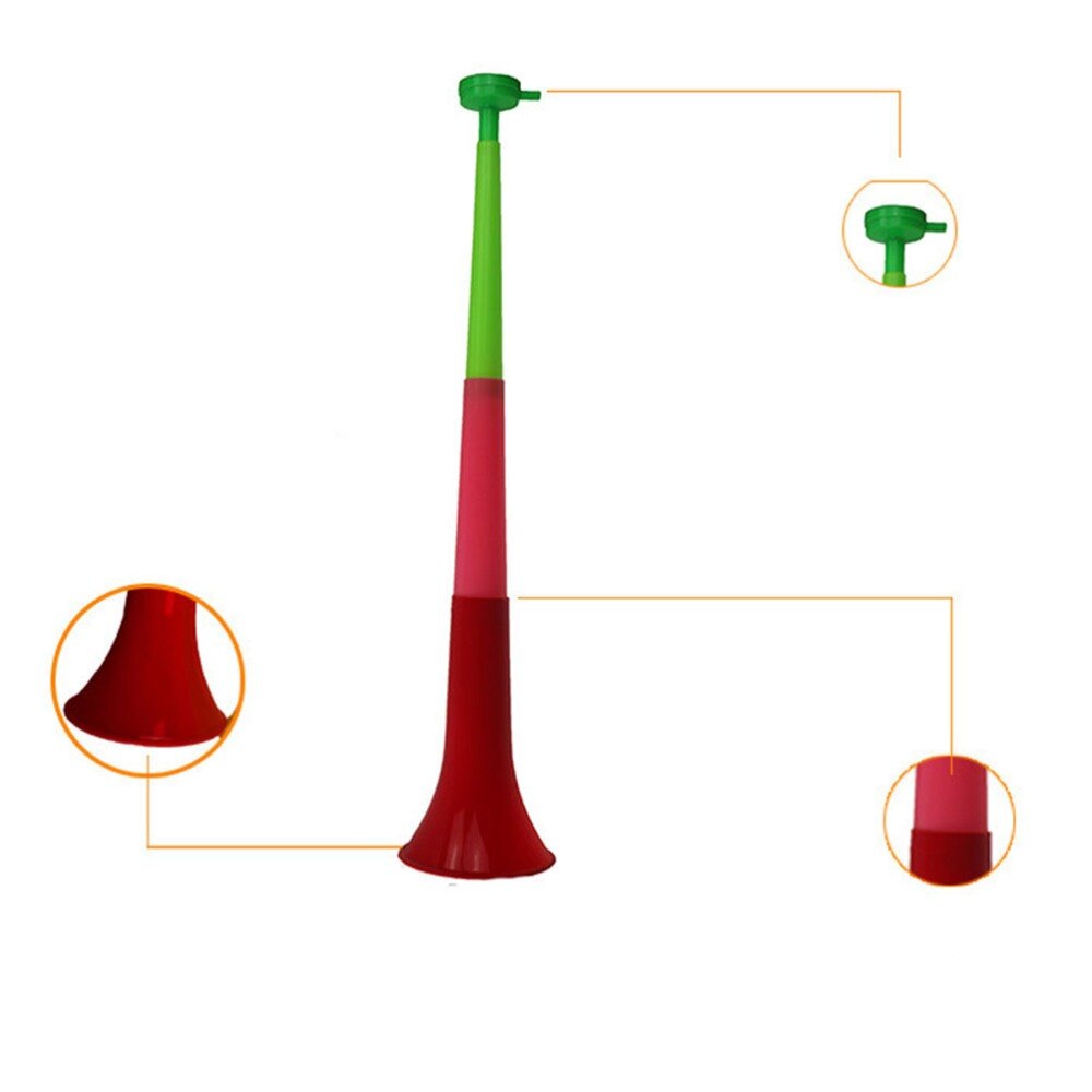 Willekeurige Kleur Europese Cup Muziekinstrumenten Verwijderbare Voetbalstadion Juichen Hoorns Vuvuzela Cheerleading Hoorn Kid Trompet Speelgoed