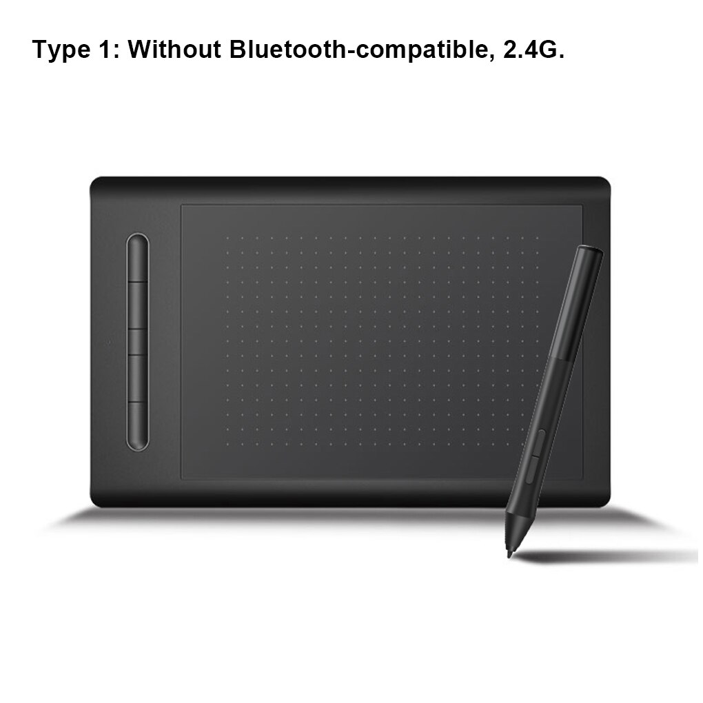 Vson Adults Students Drawing Boards 8192 Level Pressure Painting Pad Electronic Computer Laptop Graphic Tablets: Without BT 2.4G