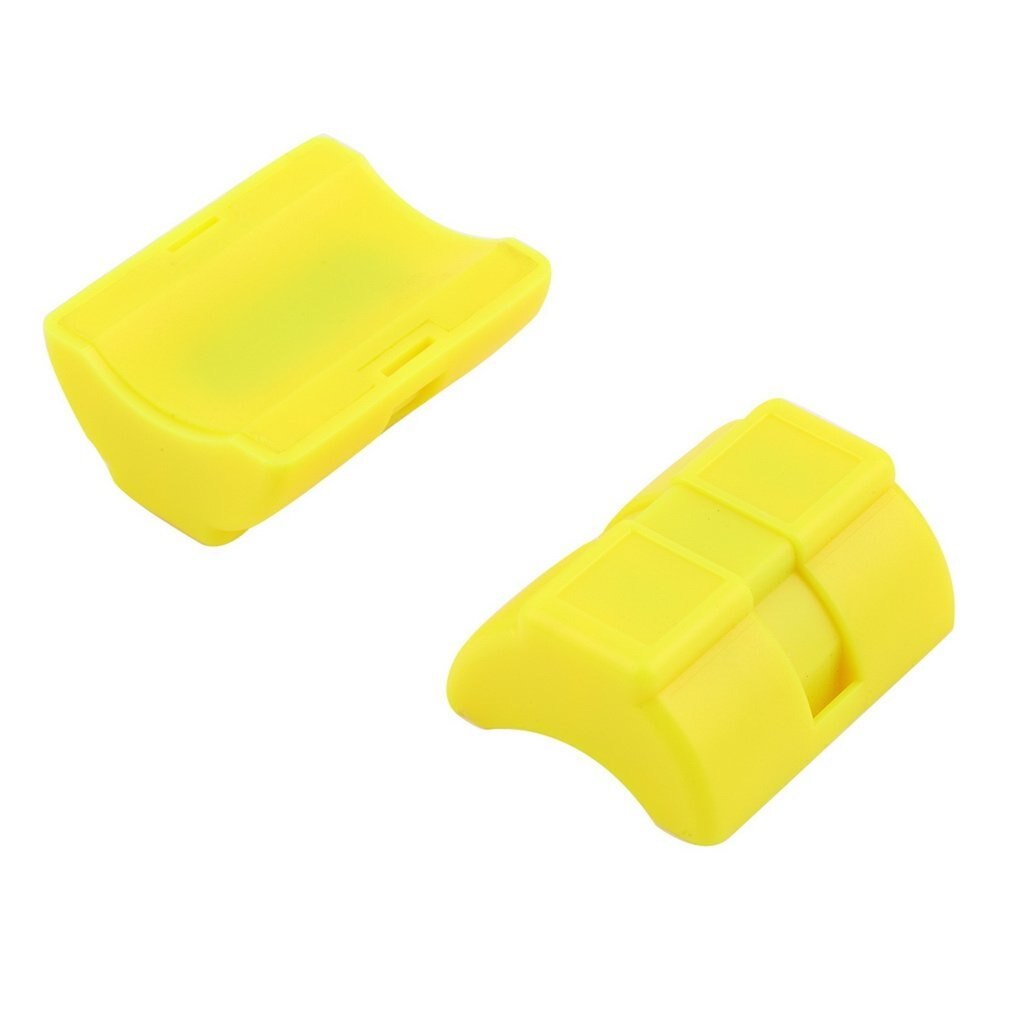 1 pair Universal ABS Magnetic Gas Fuel Power Saver Special for Car Vehicle Reduce Emission Yellow Case XP-2