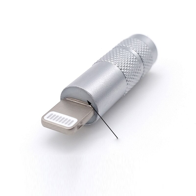 Hifi dac dekoder chip adapter til iphone lightning han  to 3.5mm/2.5mm hunstik stik til øretelefonforstærker