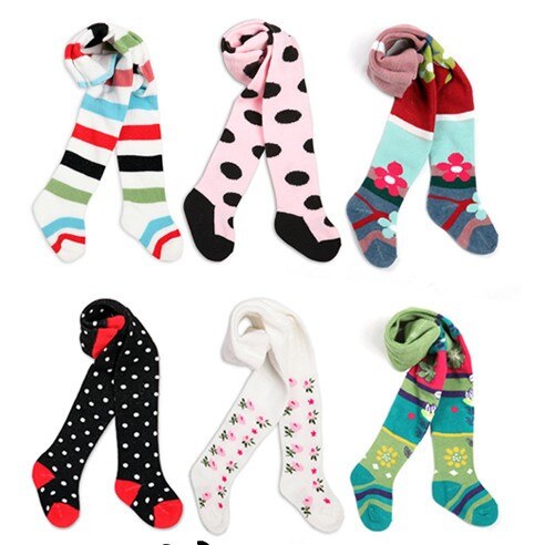3pcs/lot baby pantyhose stockings 7 styles children's tights for boys girls dance tights leg warmer 6-18 months
