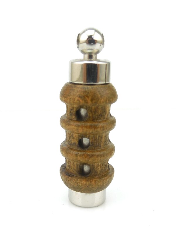 Colgante aromático de 316L de acero inoxidable, colgante de frasco, para aceite esencial de madera, novedad: retro green 1