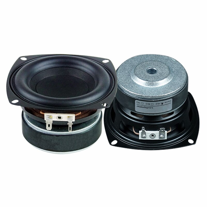 4 Inch Bass Speaker Subwoofer 40W 4Ohm 8ohm Bass Speaker Sterke Macht 2.1 Speaker Subwoofer Unit 2 Crossover Luidspreker woofer Diy