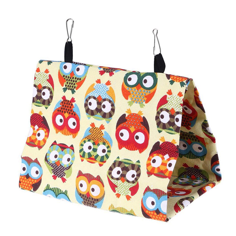 Huisdier Vogels Hangmat Opknoping Bed Canvas Papegaai Spel Slaap Hut Nest Tent Driehoekige Canvas Vogel Hangmat Papegaai Baars Tent