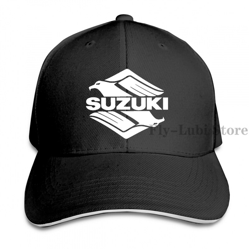 Suzuki Intruder Baseball cap men women Trucker Hats adjustable cap: 1-Black