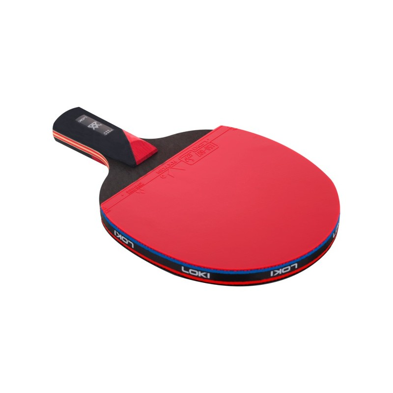 8 Star Ping Pong Racket Loop-Attack 7 Wood Blade Table Tennis Racket Paddle Pingpong Bat With Sticky Rubber -40