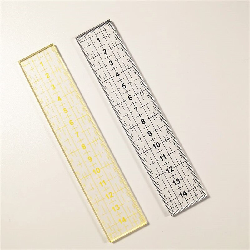 1pcs Plastic Sewing Tailor Ruler Patchwork Straight Ruler Yardstick Quilting Measure Ruler DIY Sewing Drawing Ruler Too