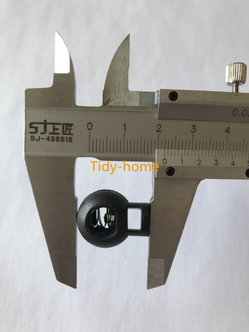 10 Stuks Zwart Plastic Koordvergrendeling Touw Stop Touw Lock Plastic Koord Schakelt Cord End Stopper Schoenveter Stopper