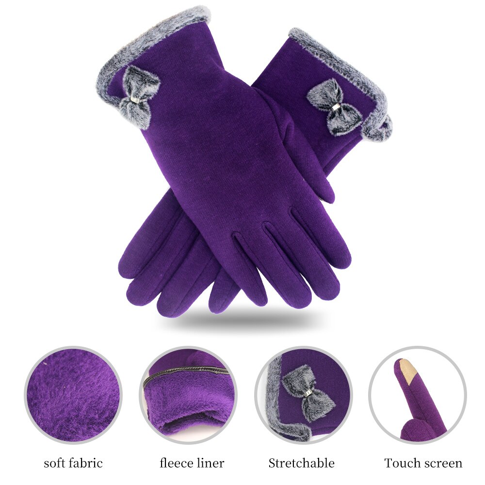 Women Men Touch Screen Winter Gloves Autumn Warm Gloves Wrist Mittens Driving Ski Windproof Glove