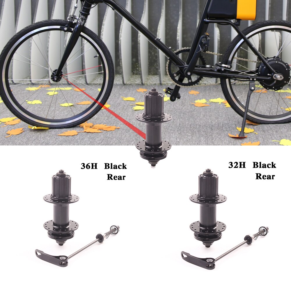 Bicycle Spacer Hub 32 36H Holes For Mountain Bikes Compatible With 6/7/8/9/10 Speed Lightweight And Durable