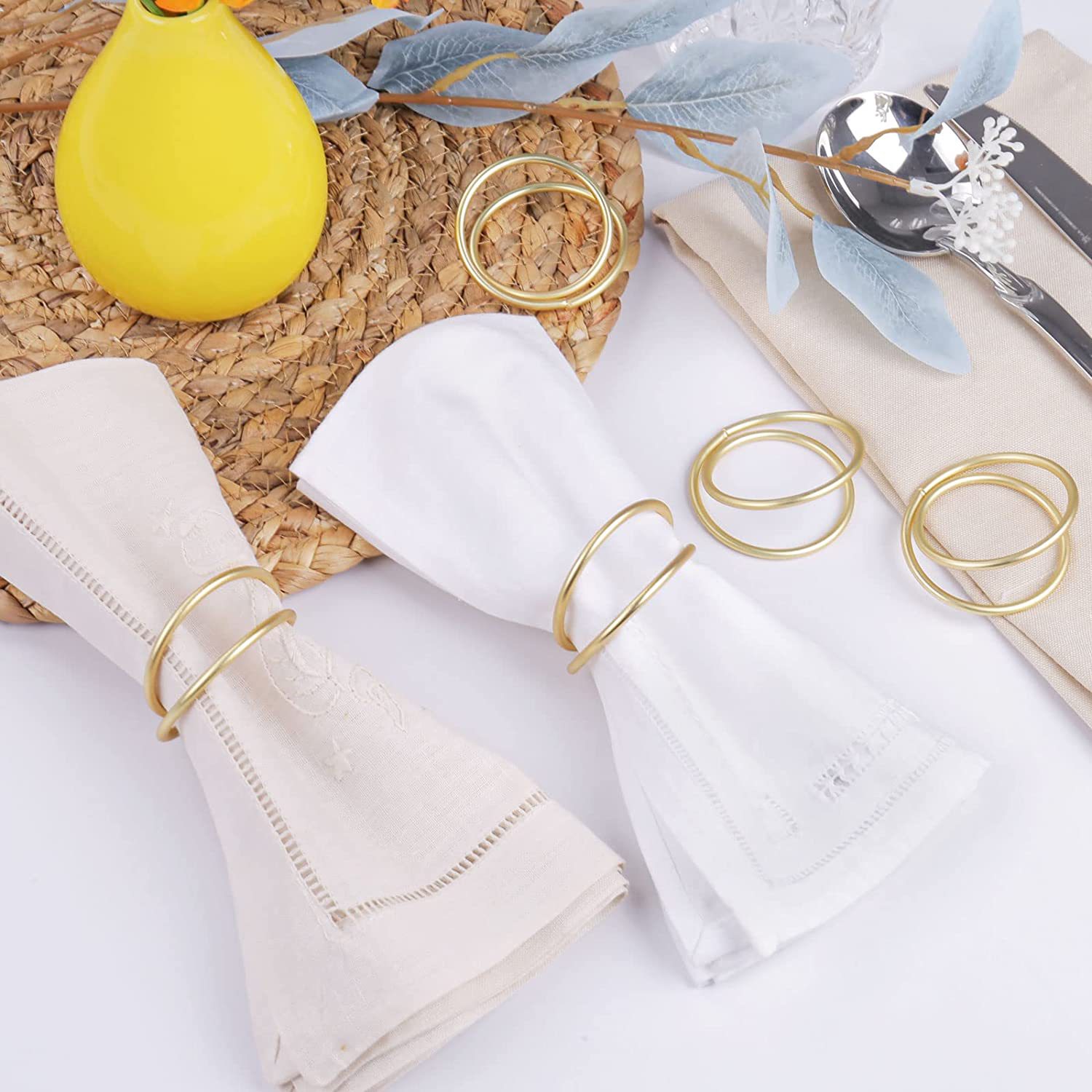 4/6/12 Stuks Servetten Houder Gouden Servetring Metalen Prachtige Servetringen Voor Bruiloft Diner hotel Tafel Decoratie