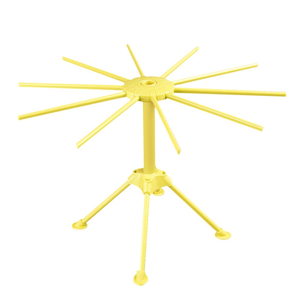 Collapsible Pasta Drying Rack Spaghetti Dryer Stand Noodles Drying Holder Hanging Rack Pasta Cooking Tools Kitchen DIY Tool: Yellow