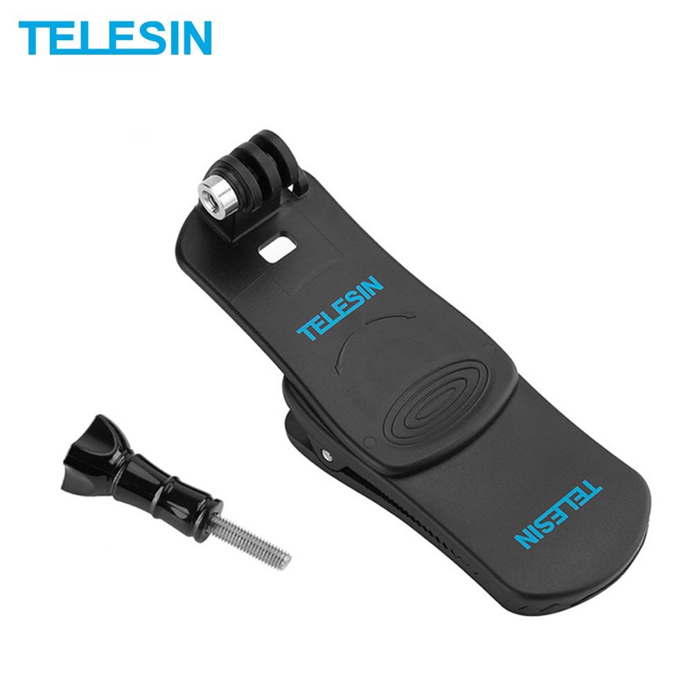 TELESIN soporte para teléfono móvil para Gopro Hero 4 5 6 7 8 Universal mochila Clip pecho soporte fijo multifunción Live Accesorios