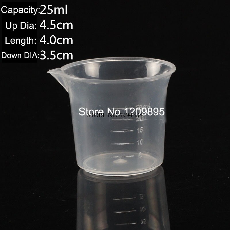 25ml-5000ml Plastic Calibration Measuring Cup Laboratory/Cook supplies Beaker