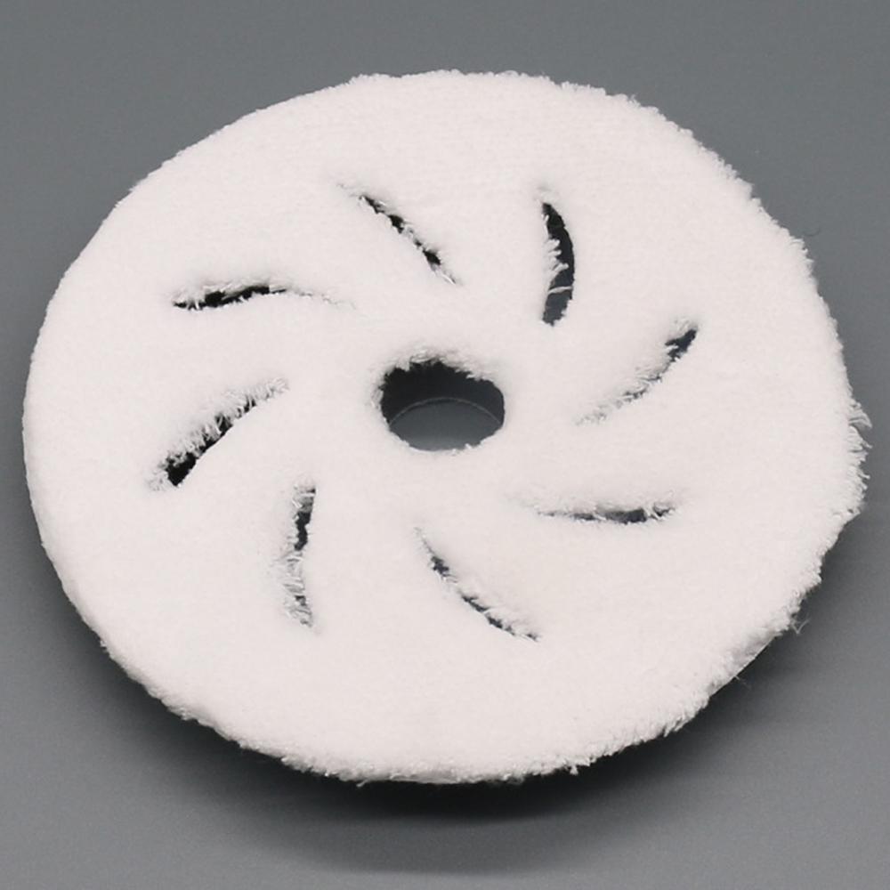 Almohadillas de pulido de microfibra para coche, almohadillas de pulido con rueda de fieltro para el cuidado de limpieza del automóvil, 5/6 pulgadas