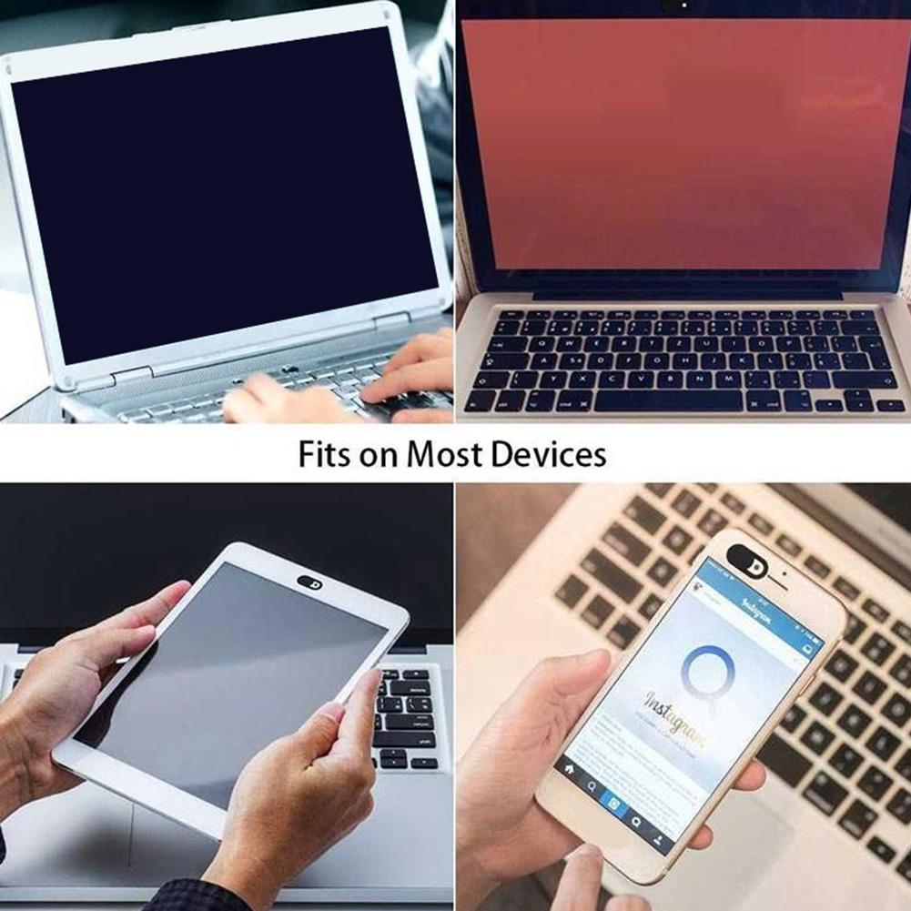 Couverture autocollante Ultra-fine pour Webcam, 6 pièces, pour ordinateur portable, Macbook