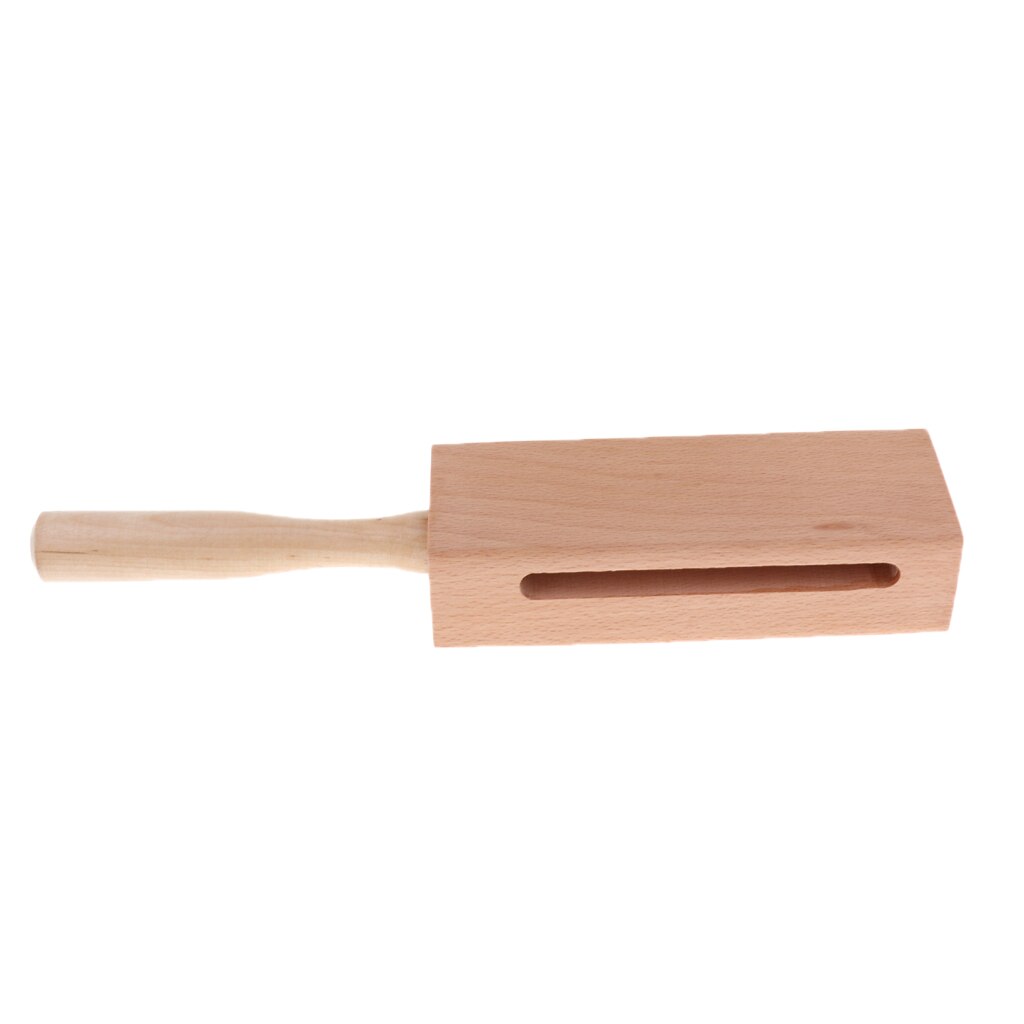 Finest Wood Block Hand Percussion + Mallet For Kids Music Early Leaning