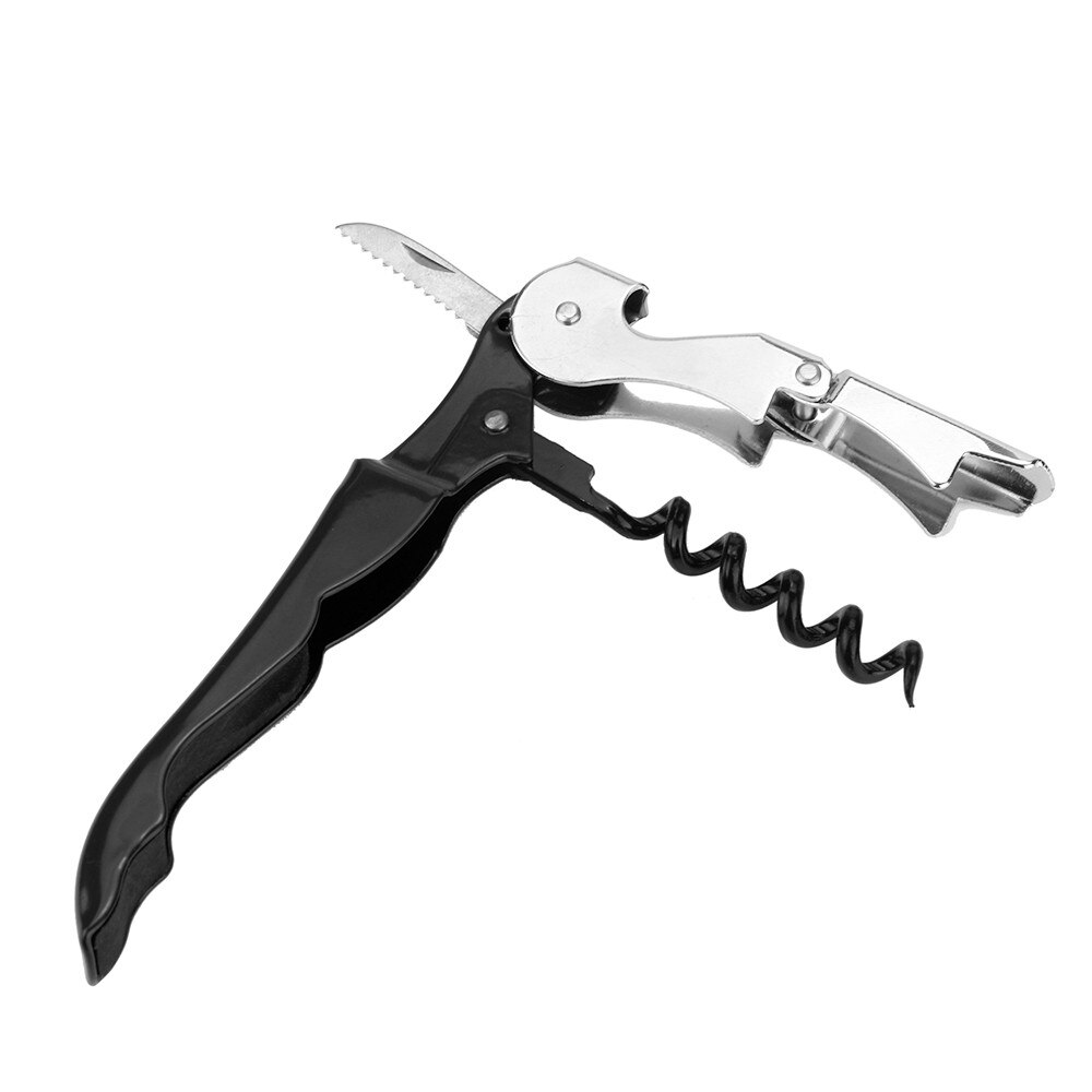 Rvs Kurk Schroef Corkscrew Multifunctionele Wijn Cap Opener OK Bier Cap Flesopener Keuken Bar Gereedschap Accessoires 1028