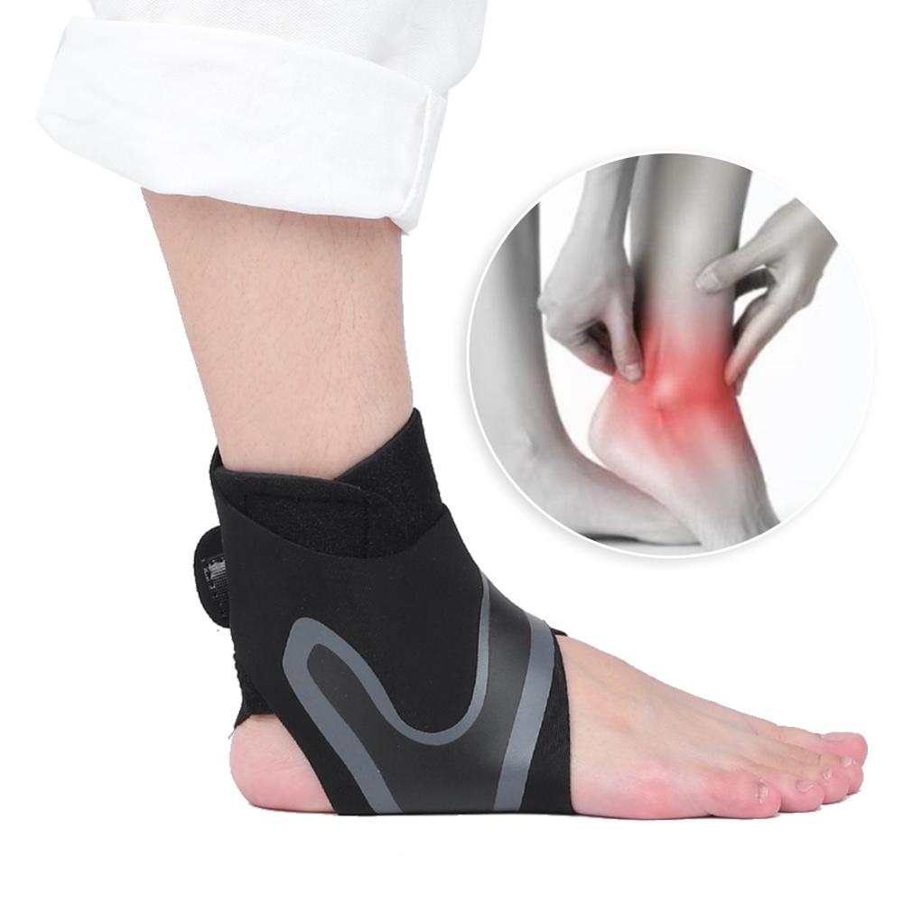 Left/Right Ankle Support Prevent Sprain Relief Pain Reduction Exercise Load Fracture Fixation Recovery Foot Care Black Portables