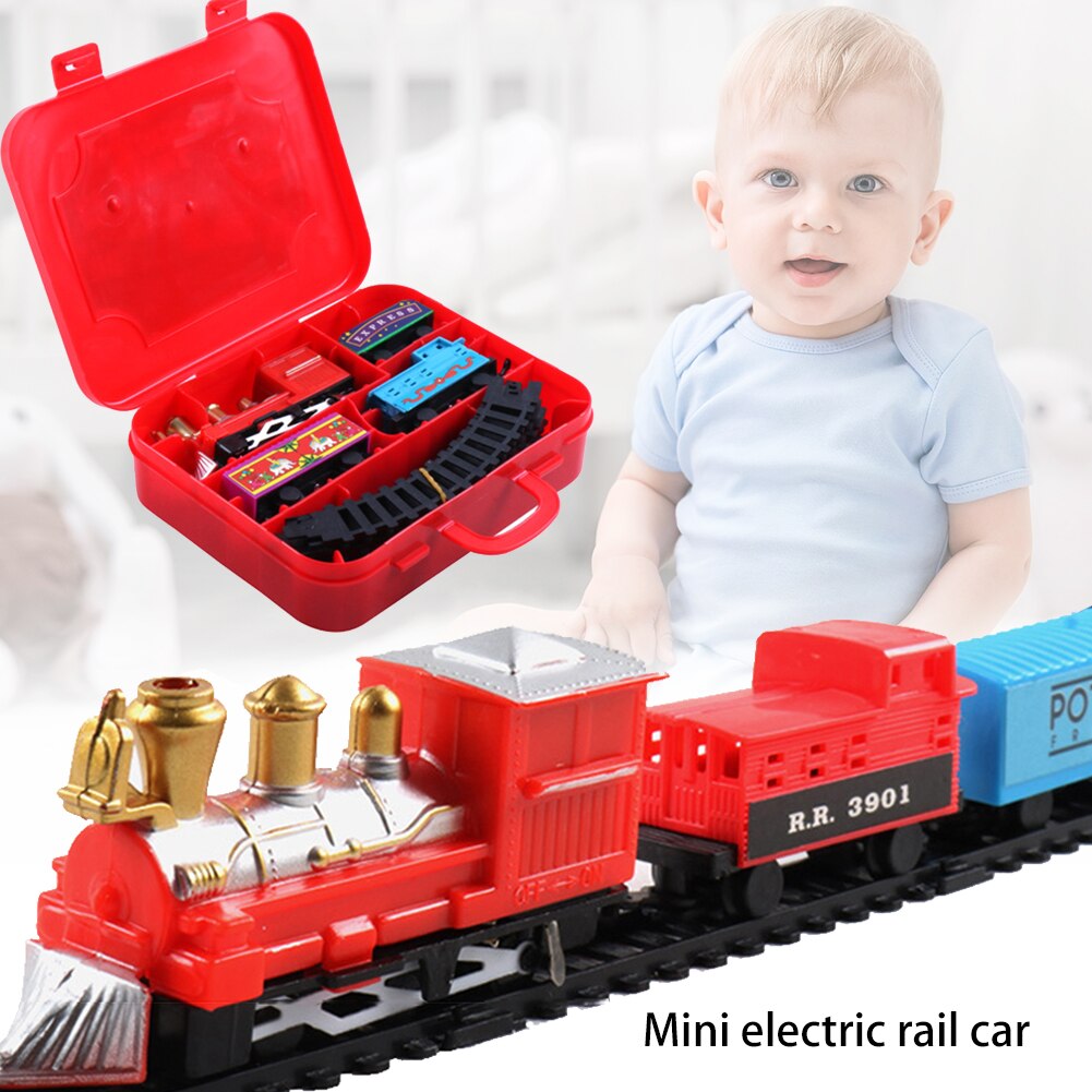 Nuovo trenino giocattolo alimentato a batteria treno motore bambini ferrovia in legno treno elettrico compatibile pista in legno tutti i tipi opzionale