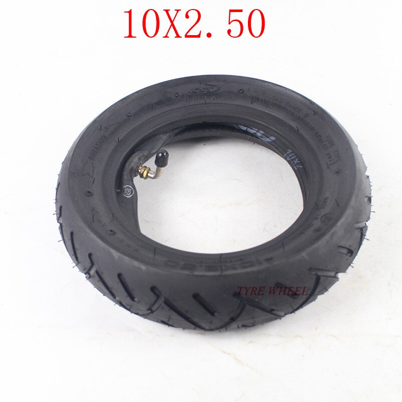 Neumático de goma inflable para patinete, rueda de neumático de 11 pulgadas, 90/65-6,5, para todoterreno, 10x2,50