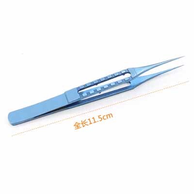 Pinzas para plantar cabello de aleación de titanio, herramienta de instrumento para implante de cabello: D