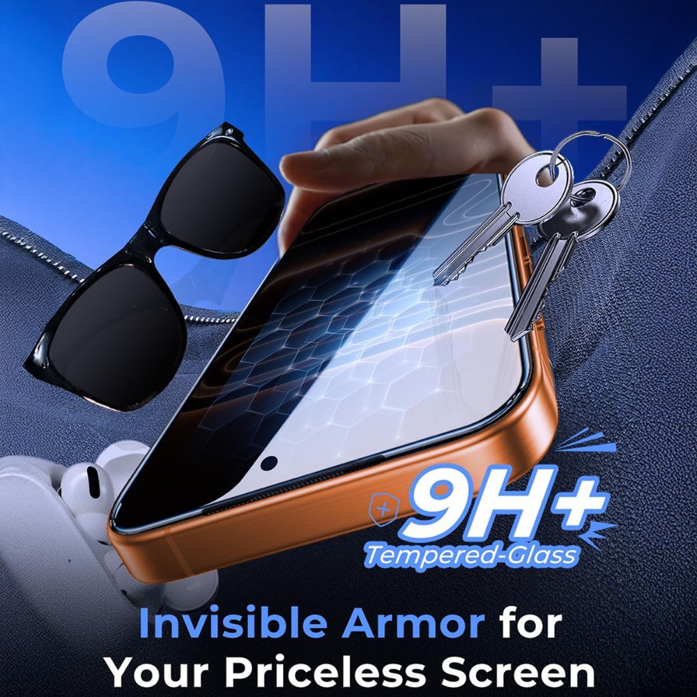 4Pcs Full Cover Privacy Tempered Glass for iPhone 17 16 15 14 Pro Max Air 15 14 Plus 13 12 11 Pro XR XS Easy Installation Glass