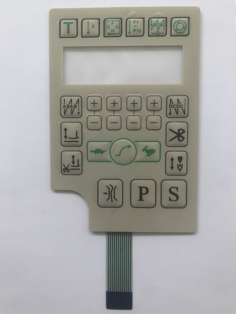 Zoje Hmc Industriële Naaimachine Deel Hulong Wr Control Box Panel Sheet Bediening Board Membraan Sticker Schakelaar Papier