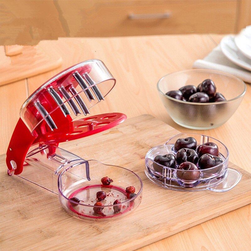 Cherry Pitter Cherry Stone Remover Seed Separator Remove Cherry Bones Fruit Corer Olive Pits Fruit Tools Gadgets