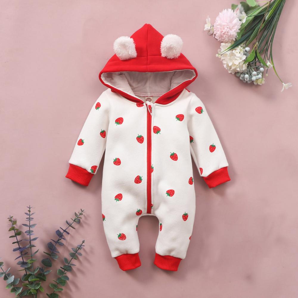 Pasgeboren Pyjama Home Service Baby Meisje Cartoon Hartvormige Print Prinses Jumpsuit Romper Pyjama Слипы Для Новорожденных 6 *