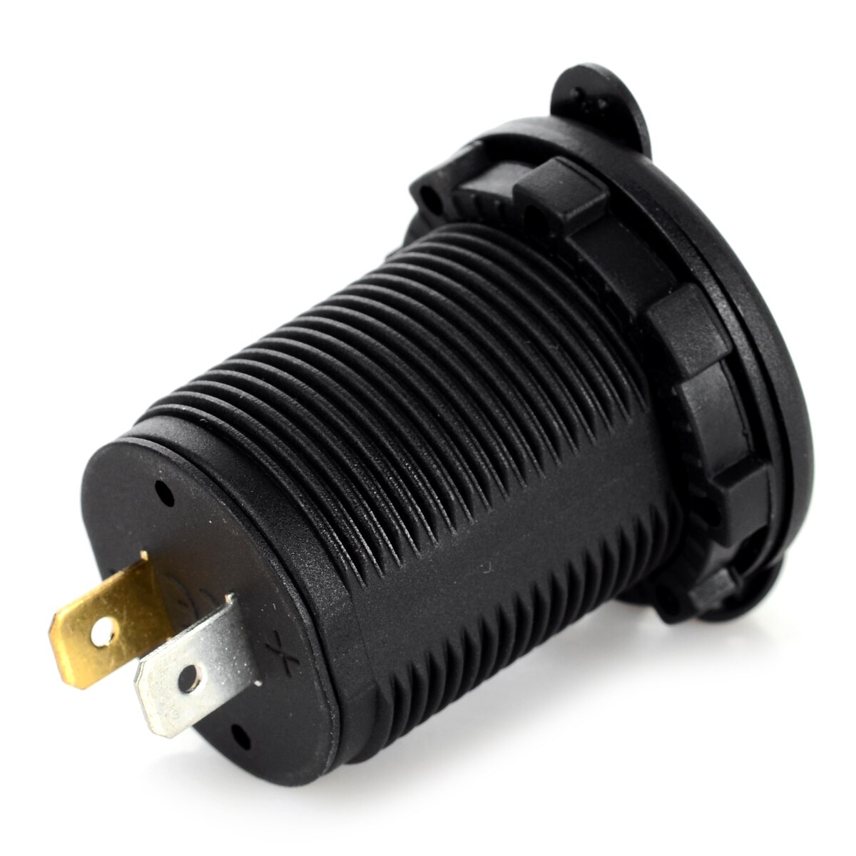 Dc 12 ~ 24V 3.1A Diy Auto Usb Lader Waterbestendig Dual Usb Car Charger Adapter Met Blauw Licht voor Auto Motocylcye Boot