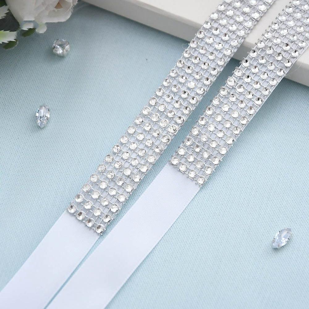 Wedding Belt Woman Prom Evening Sash For Bridal Dr... Grandado Wedding Belt Woman Prom Evening Sash For Bridal Dr... Grandado