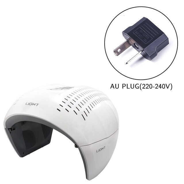 Profession 7 couleur PDT LED Photon lampe de luminothérapie peau serrer rajeunissement anti-rides acné soins du visage dispositif de beauté: AU PLUG