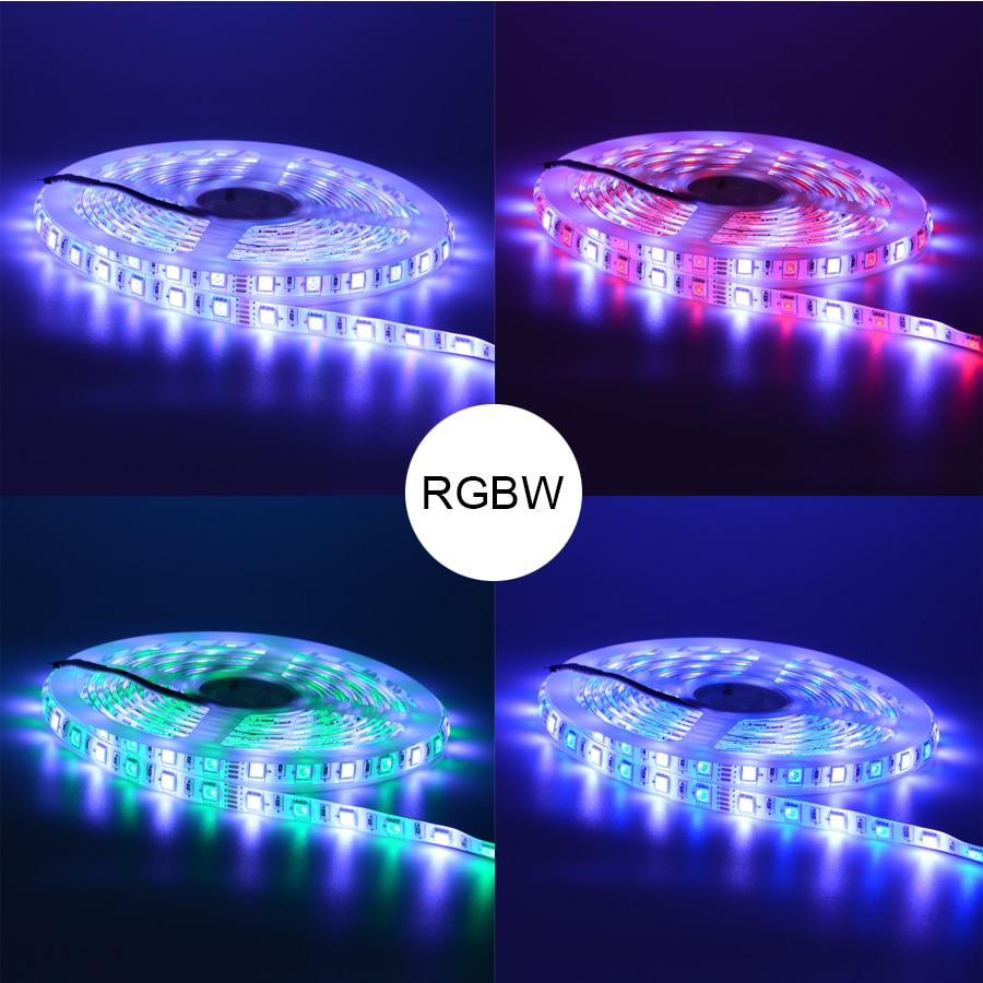 Zigbee APP Control RGBW Led Strip lights Smart Home Controller waterproof Tape lights work with ZLL Echo Plus and Lightfy Hub